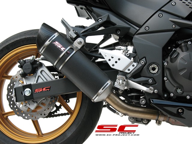 SC Project Oval Slip On Kawasaki Z750 2007 2012